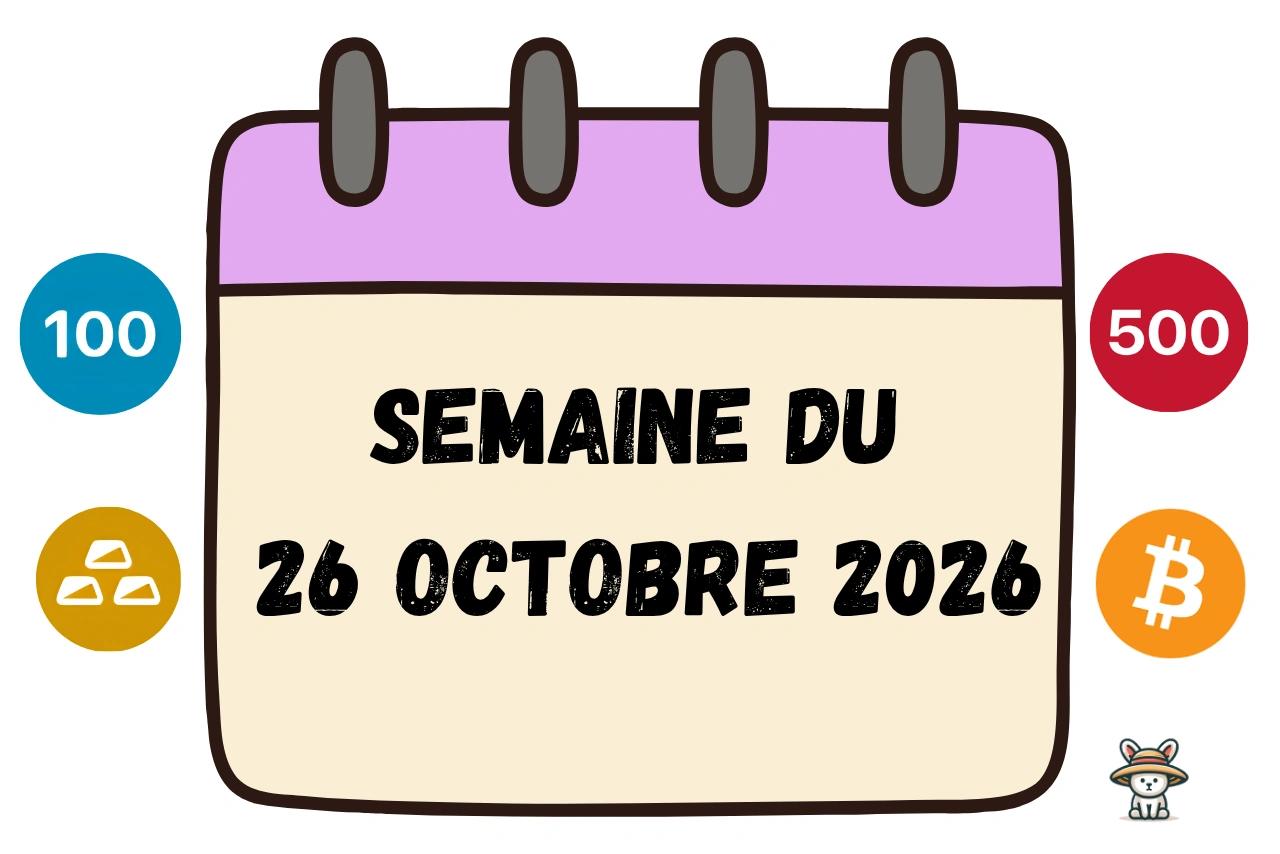 Mon analyse et mes plans pour la semaine du 26 octobre 2026