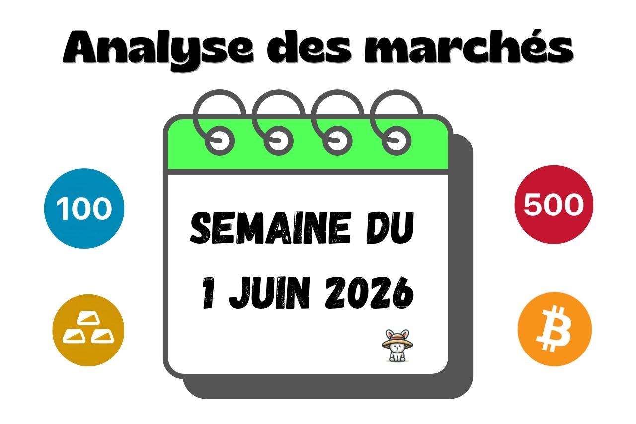 Analyse des marchés semaine du 1 juin 2026 : indices US, gold et pétrole