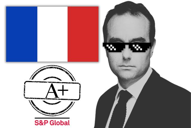 La France dans une ambiance tendue : note baissée et budget bloqué