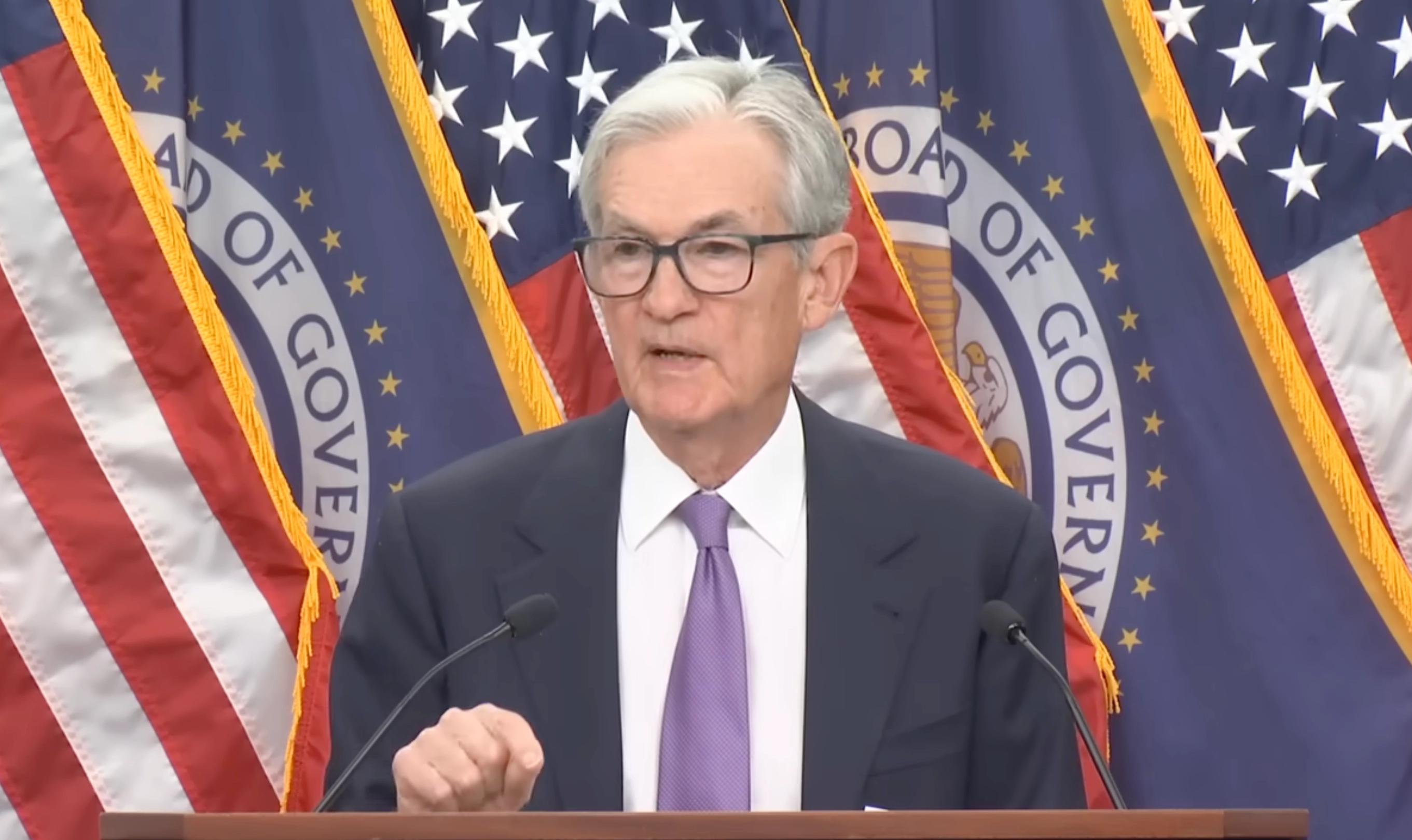 Annonce de la baisse des taux par Jérôme Powell